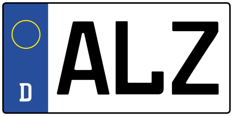 Kennzeichen ALZ