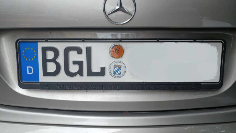 Wunschkennzeichen Bergisch Gladbach