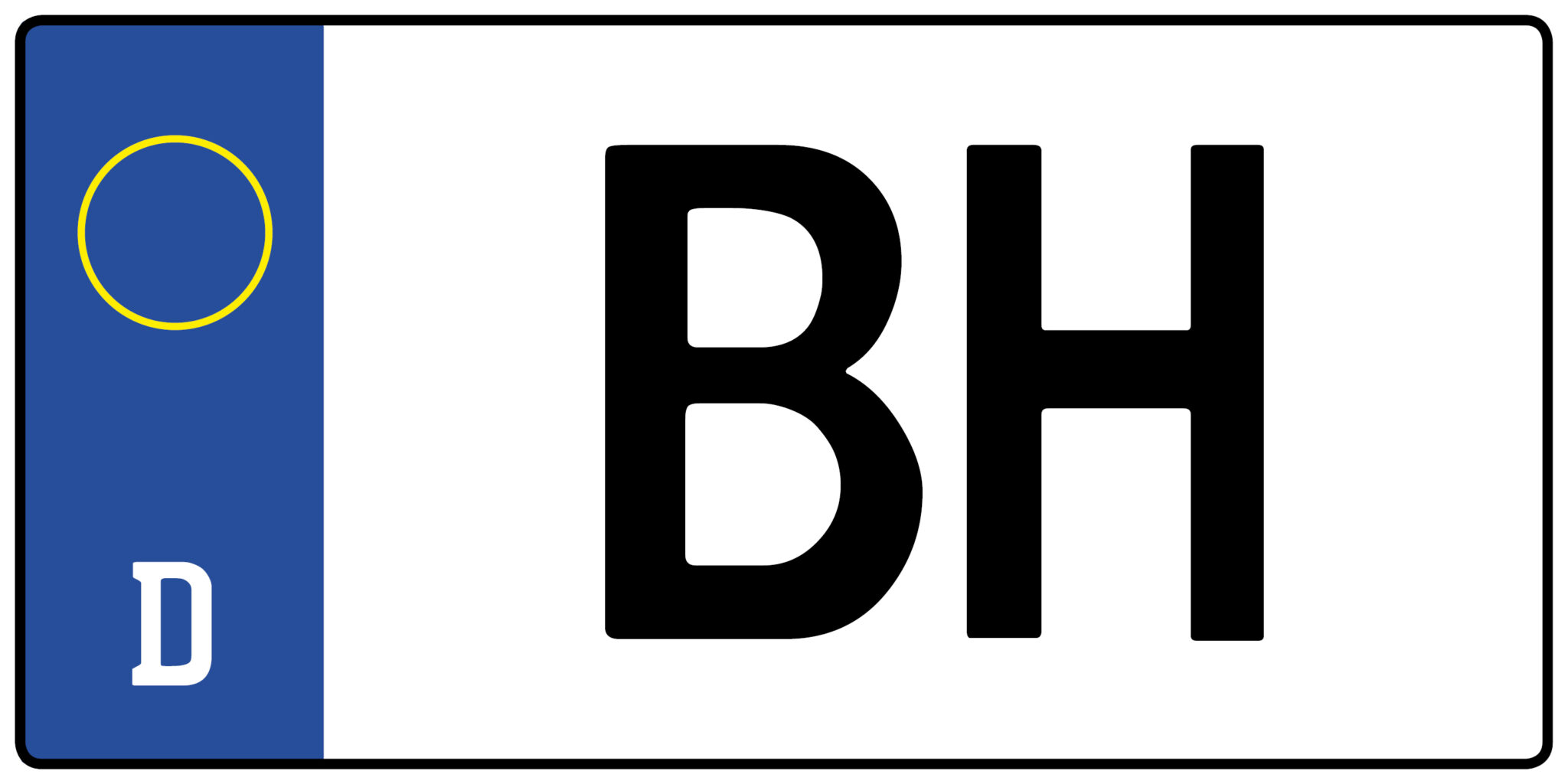 Autokennzeichen Bh Deutschland