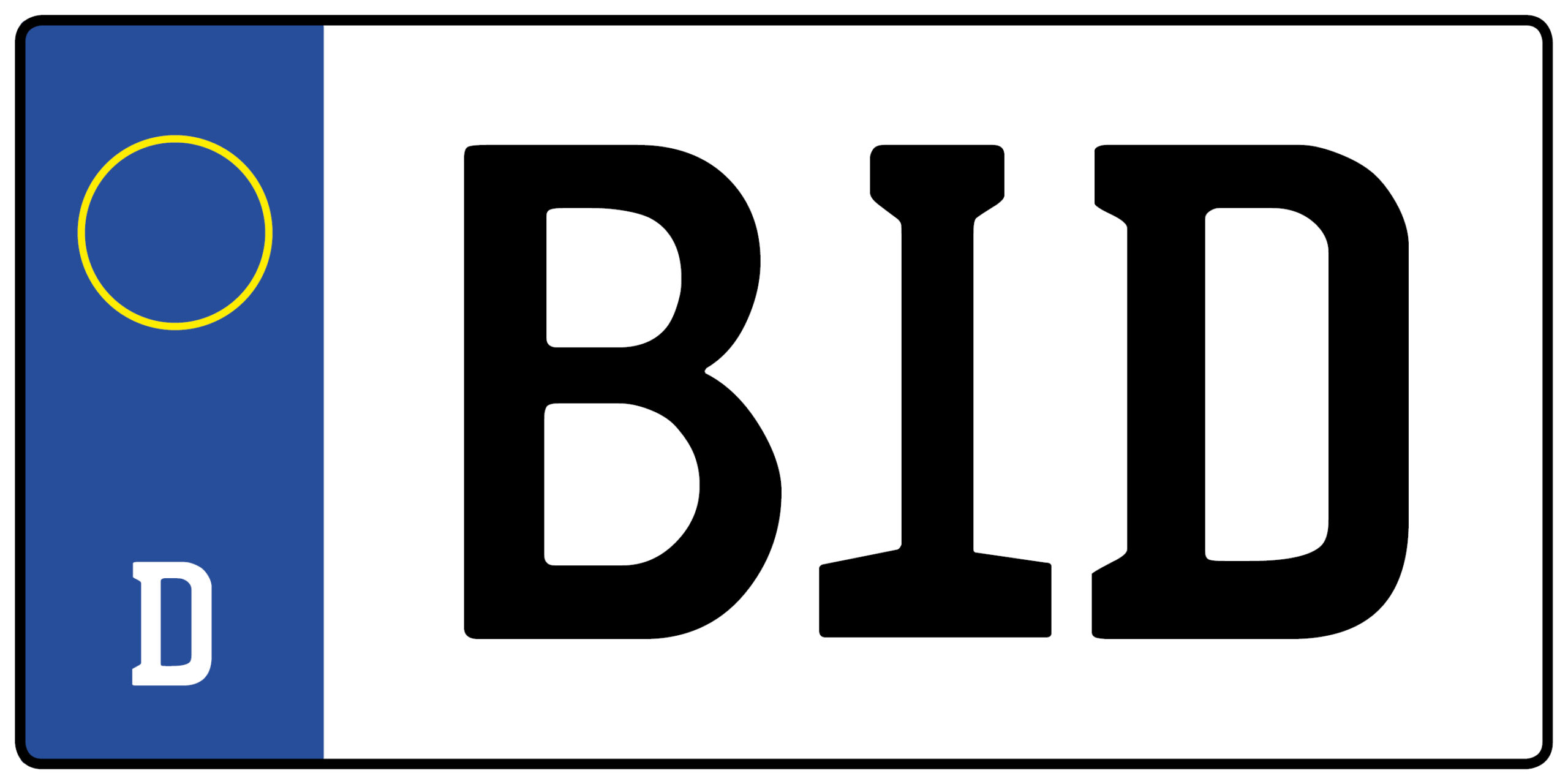 BID // Wofür steht das Auto Kennzeichen BID   Autokennzeichen Info