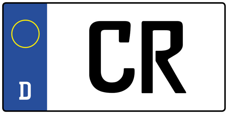 Wofür steht das Auto-Kennzeichen CR?