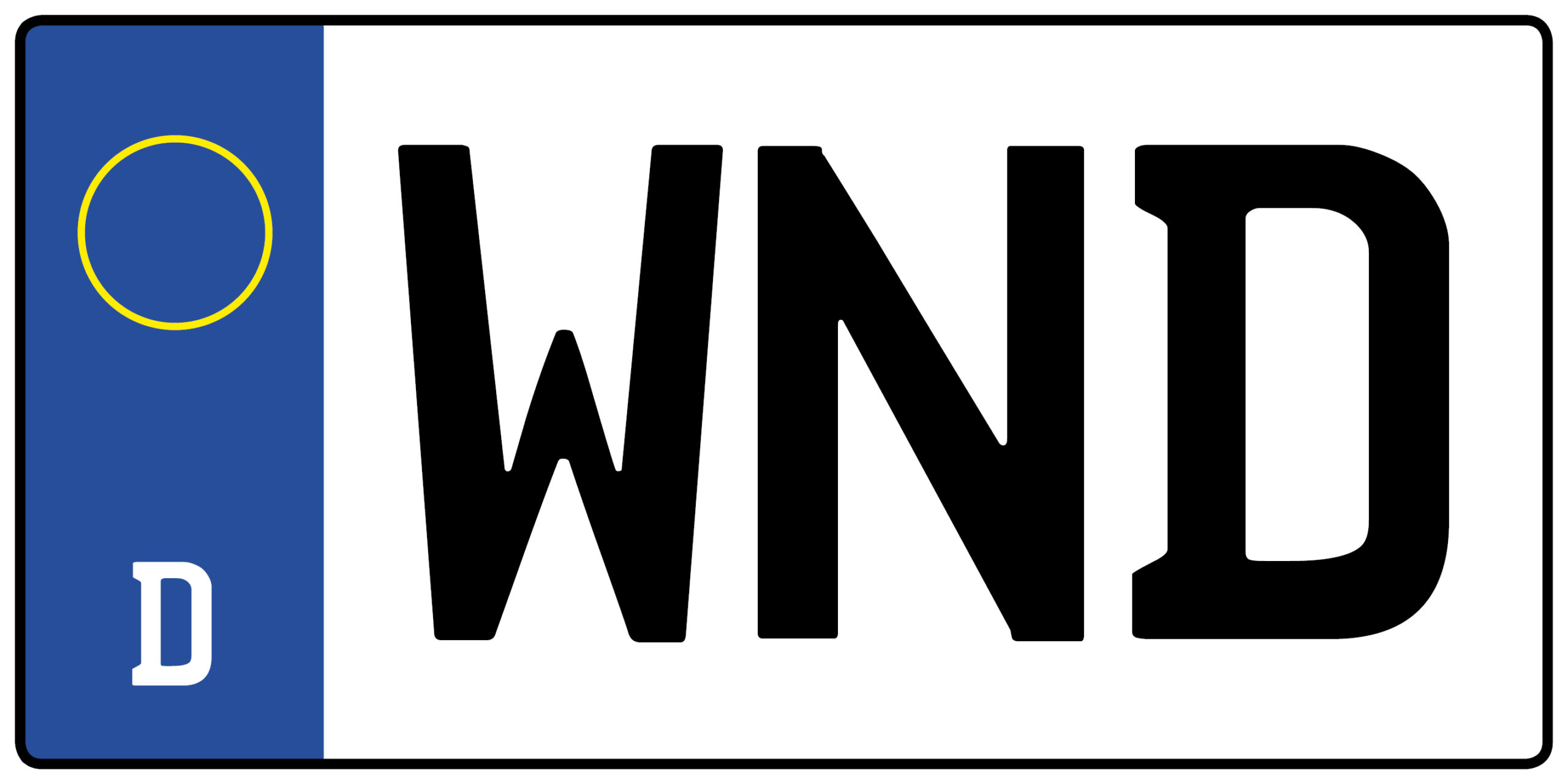Kennzeichen WND