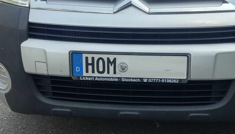 Kennzeichen HOM