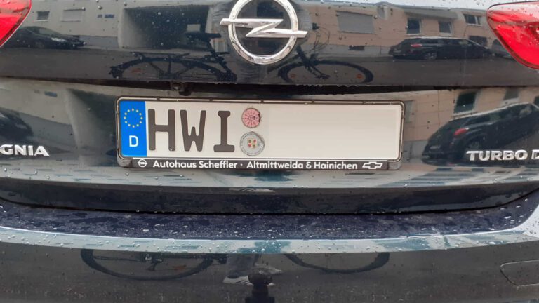 Kennzeichen HWI