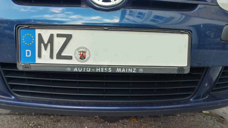 Kennzeichen MZ