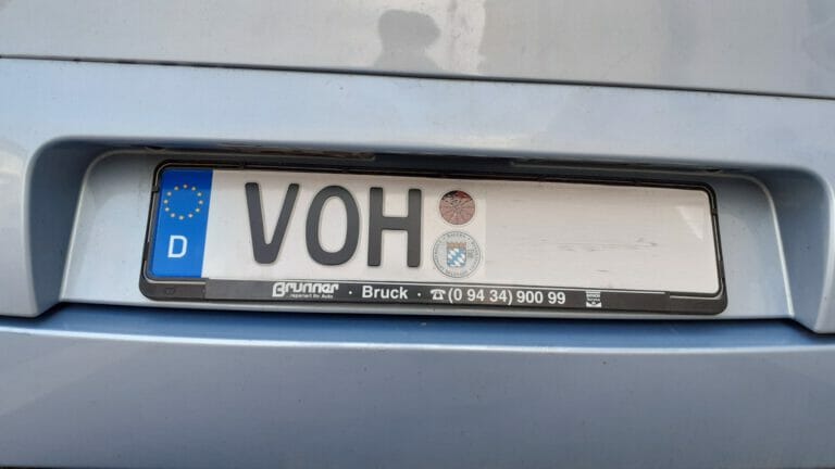 Kennzeichen VOH