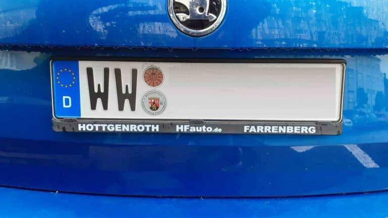 Kennzeichen WW
