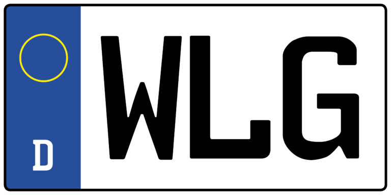 Kennzeichen WLG