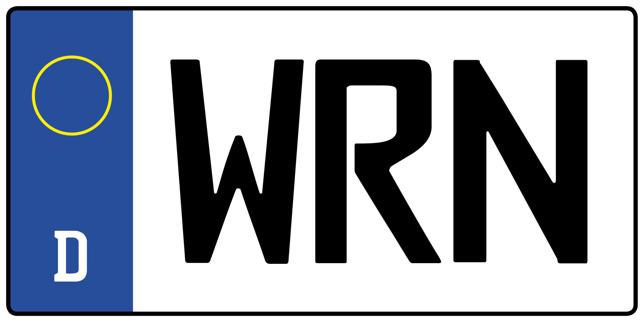 Kennzeichen WRN