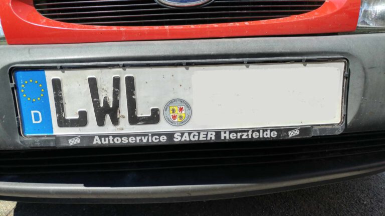 Kennzeichen LWL