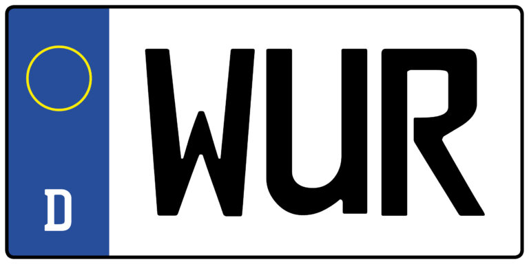 Kennzeichen WUR