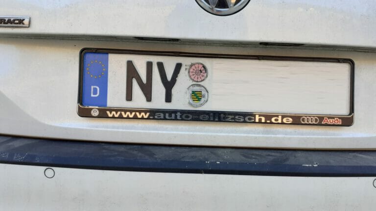 Kennzeichen NY