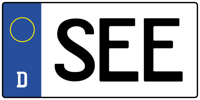 Kennzeichen SEE