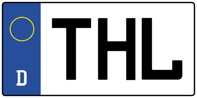 Kennzeichen THL