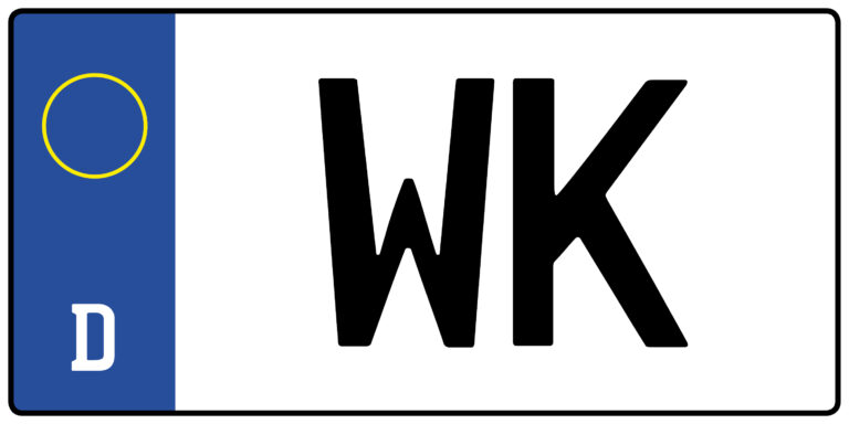 Kennzeichen WK