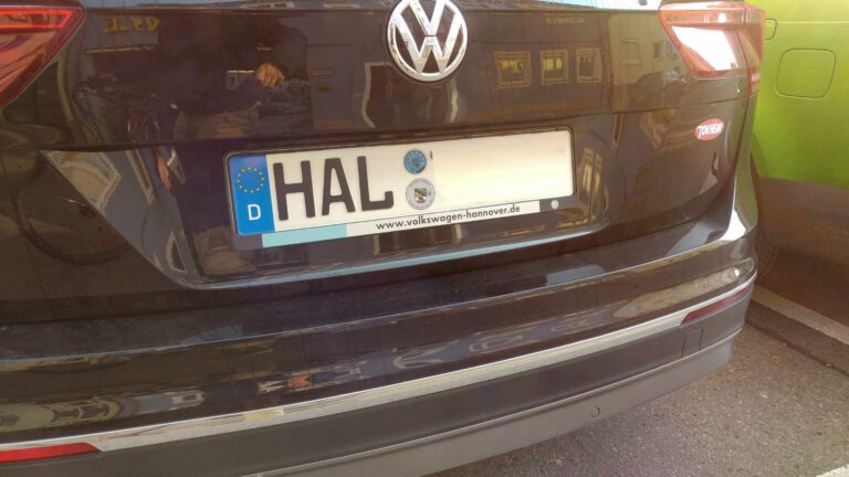 Kennzeichen HAL