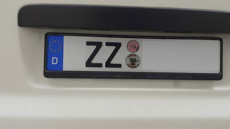 Kennzeichen ZZ