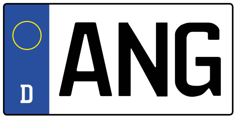 Kennzeichen ANG