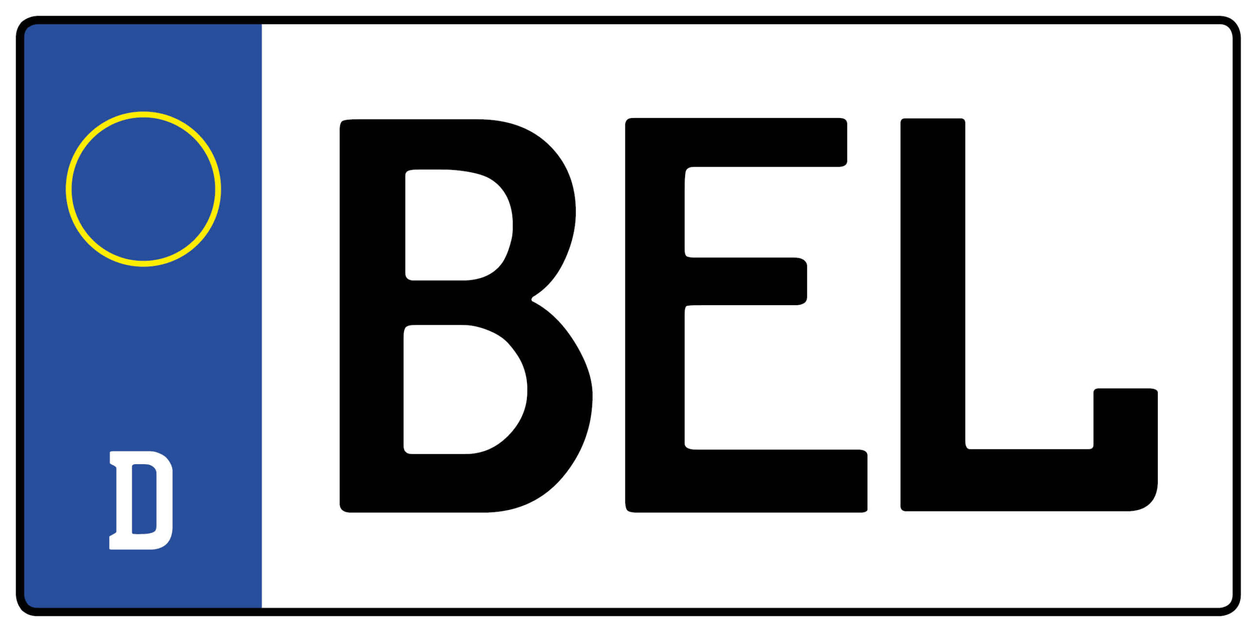 Kennzeichen BEL