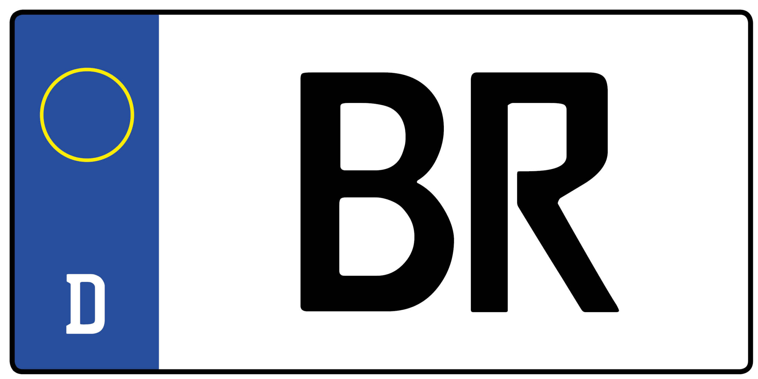 Kennzeichen BR