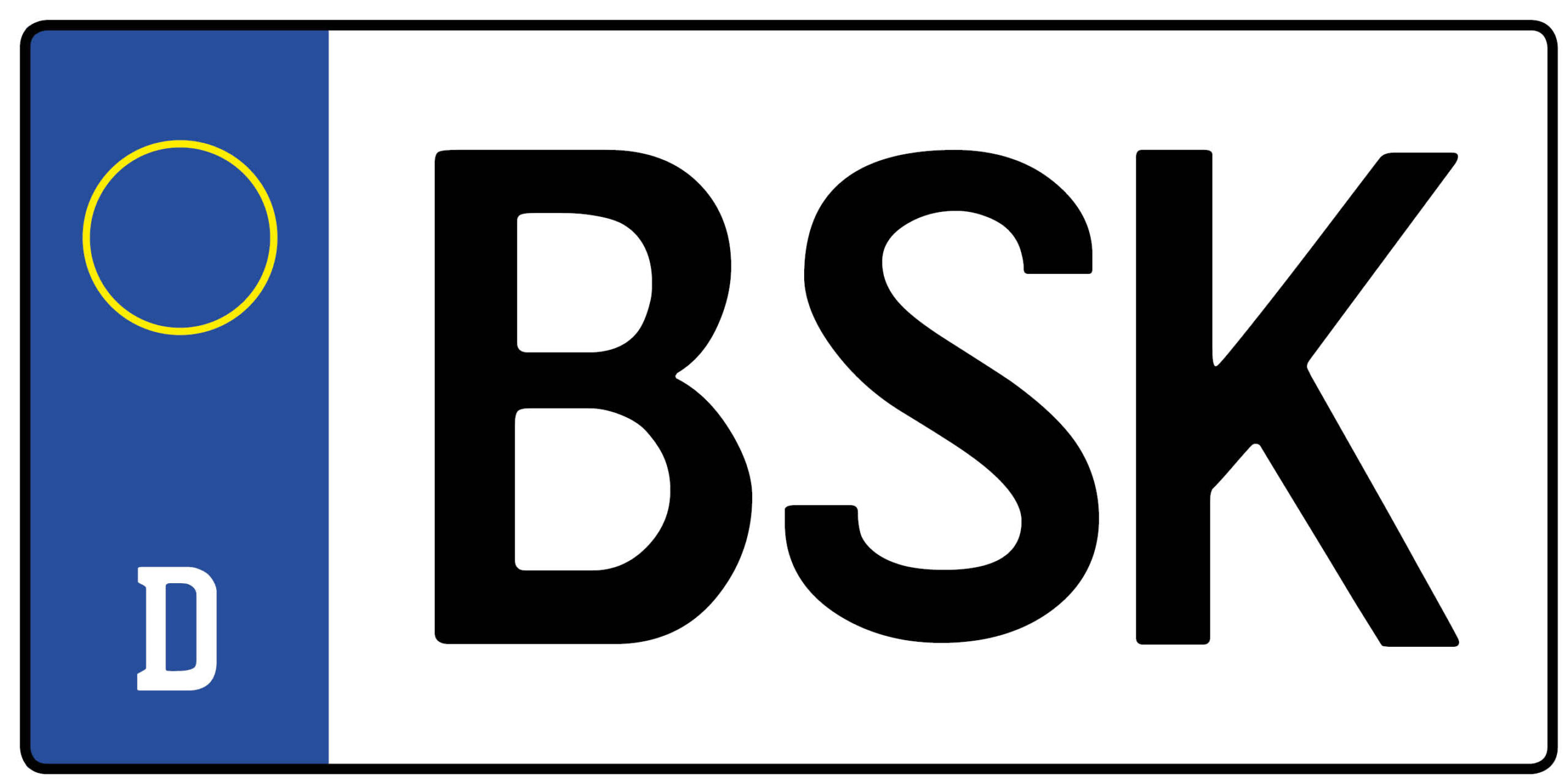 Kennzeichen BSK