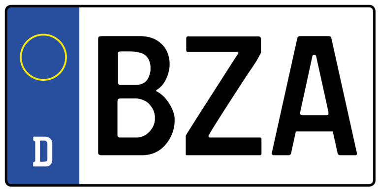 Kennzeichen BZA