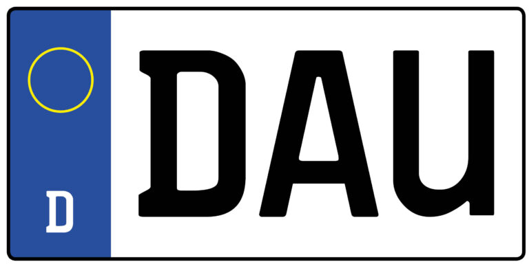 Kennzeichen DAU