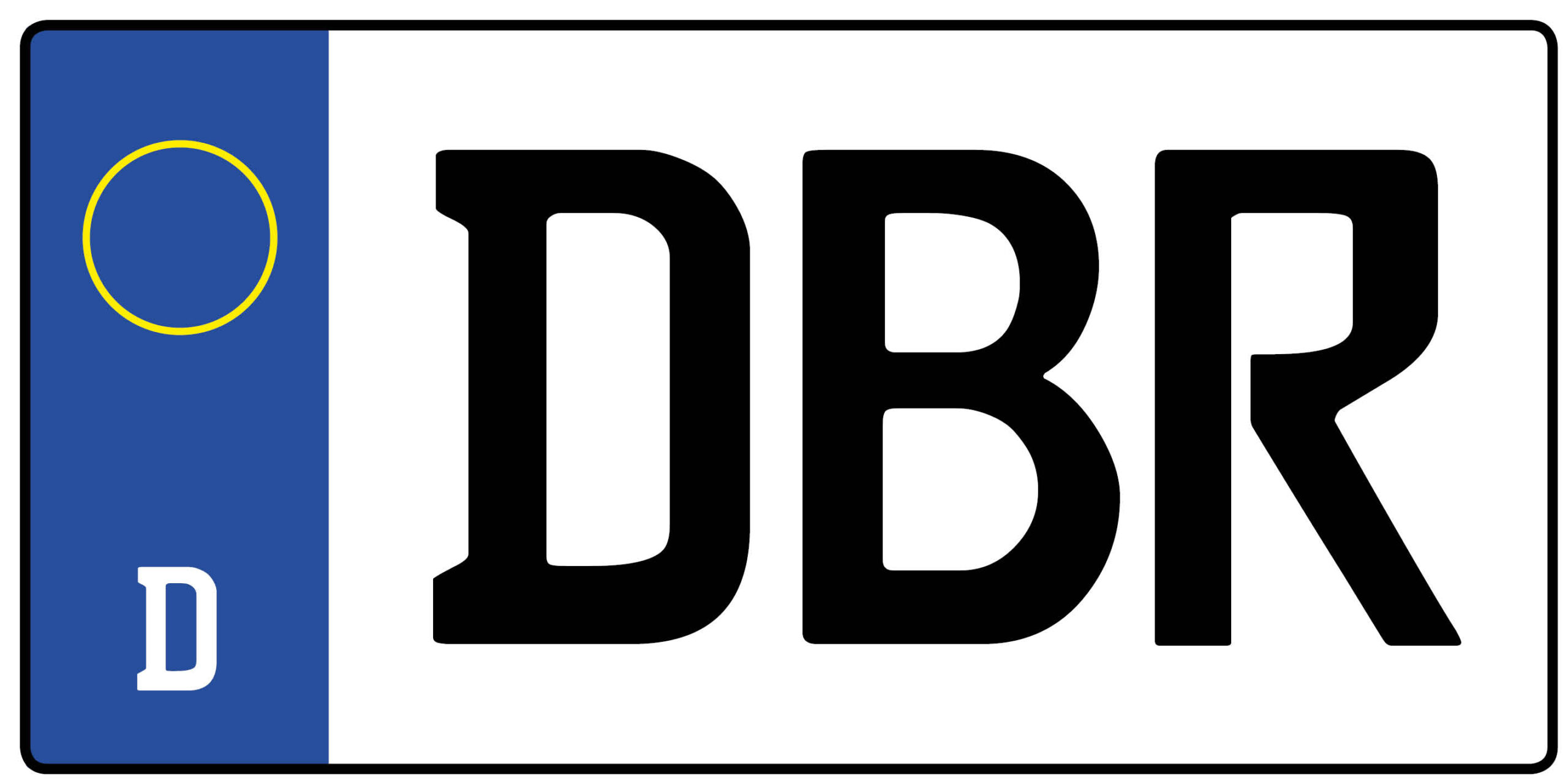 Kennzeichen DBR