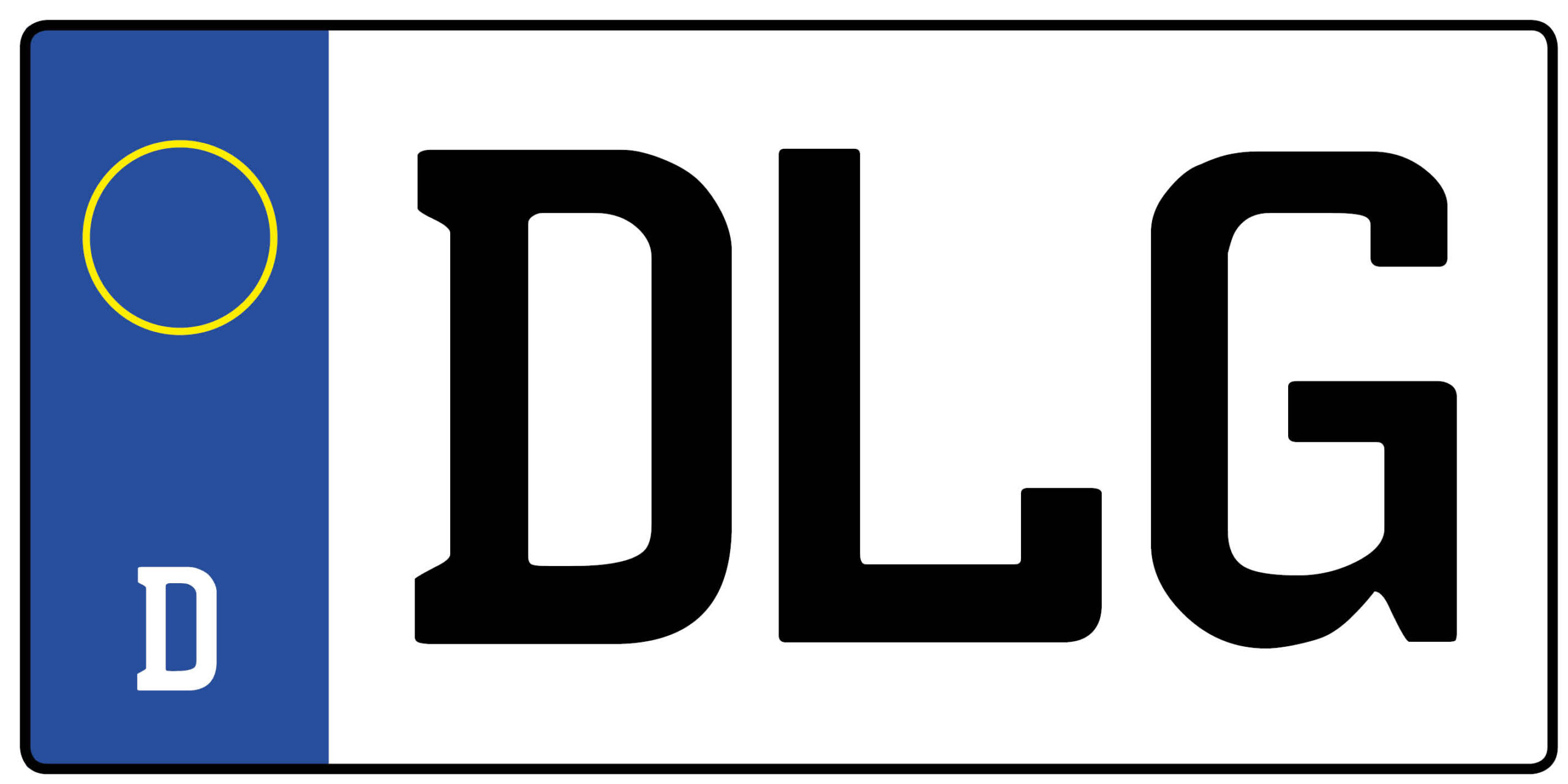 Kennzeichen DLG
