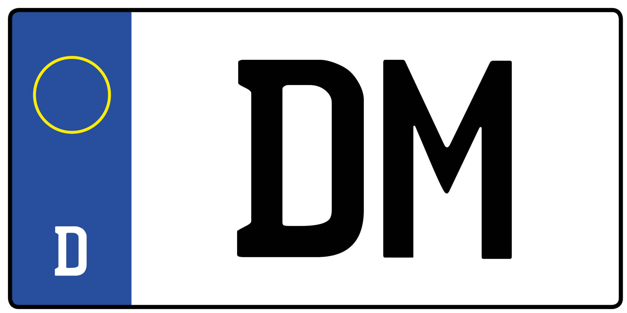 Kennzeichen DM