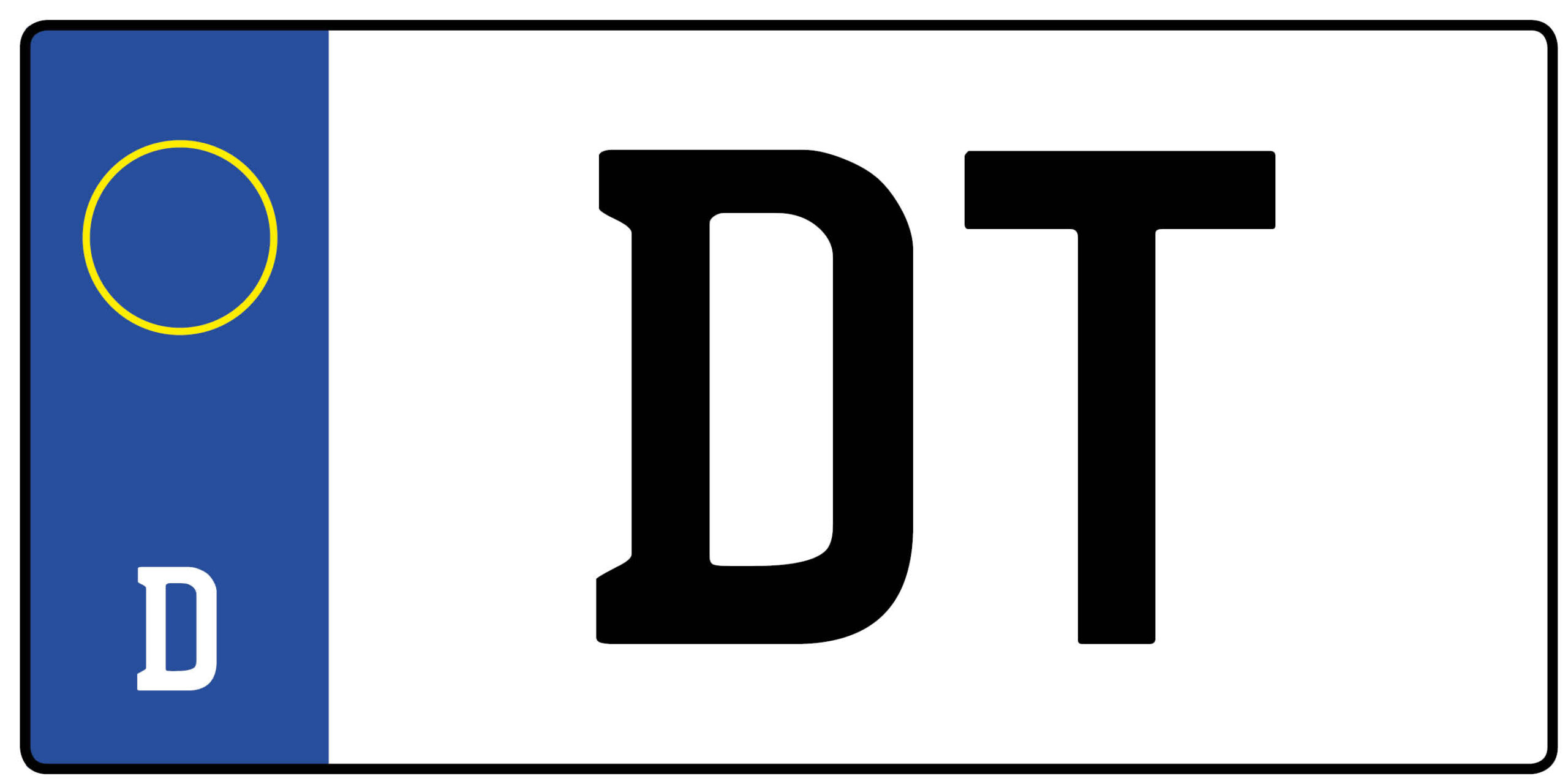 Kennzeichen DT