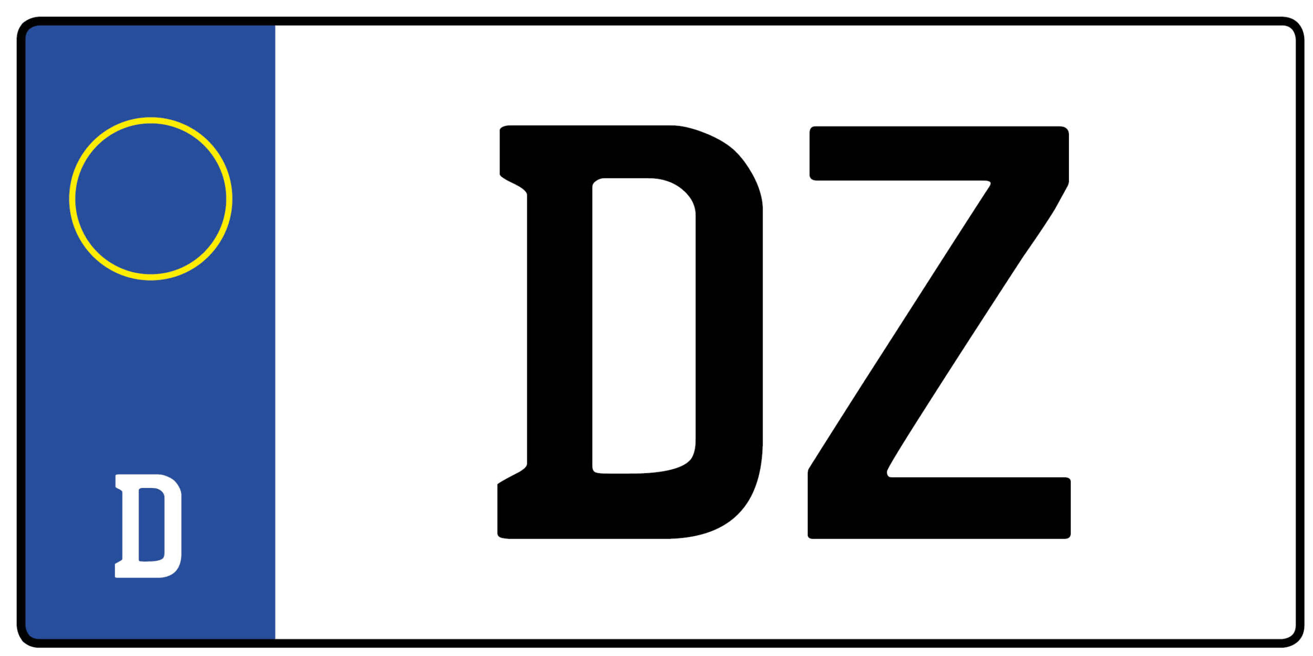 Kennzeichen DZ