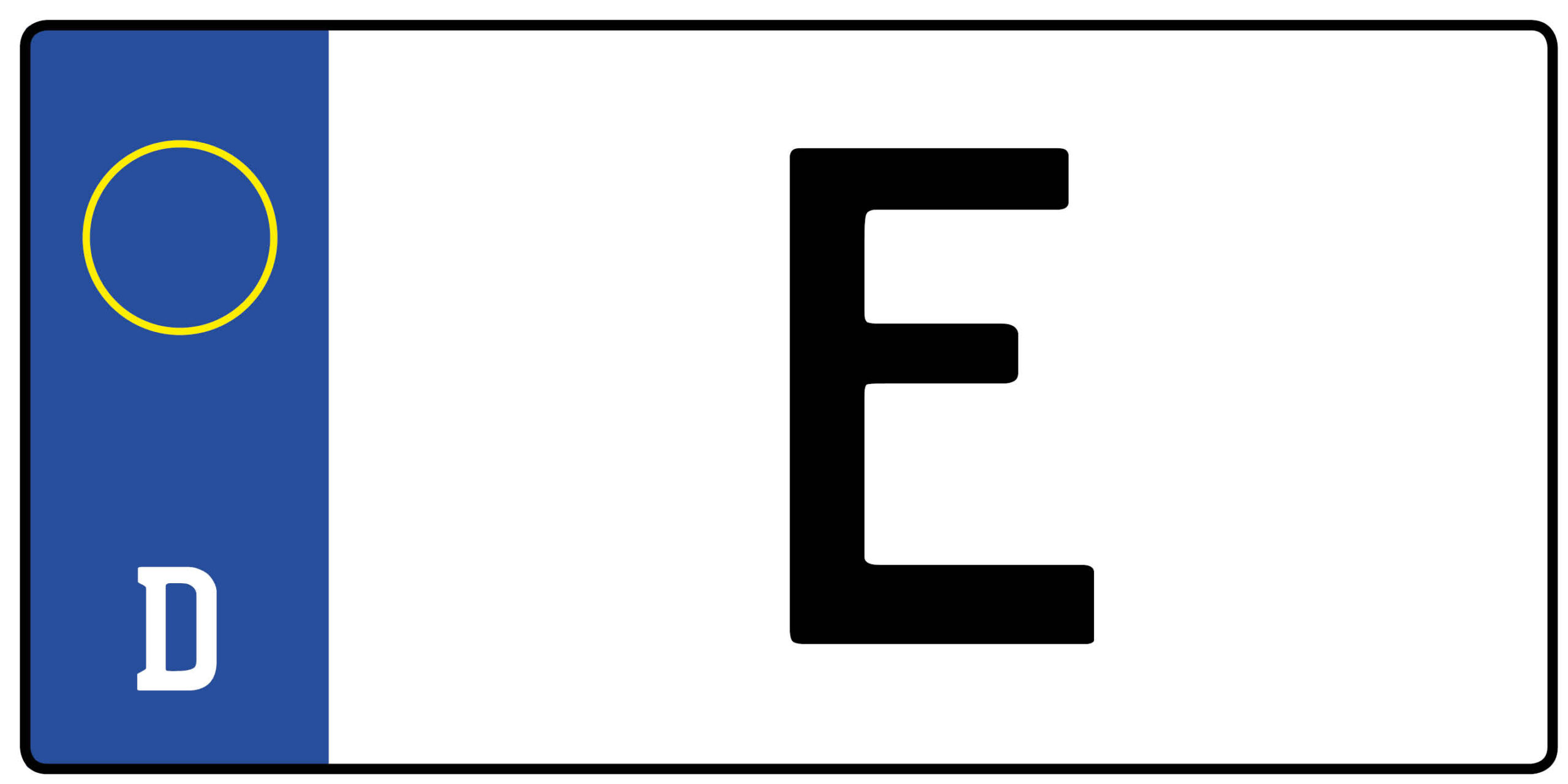 Kennzeichen E