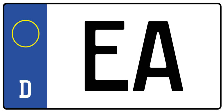 Kennzeichen EA