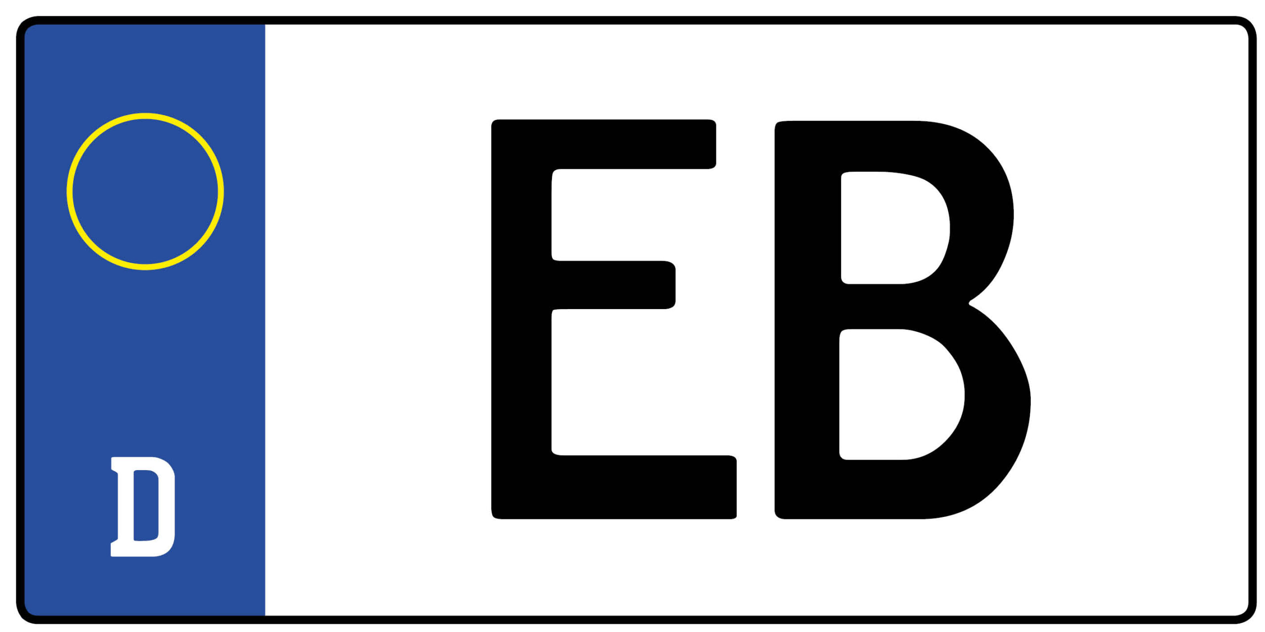 Kennzeichen EB