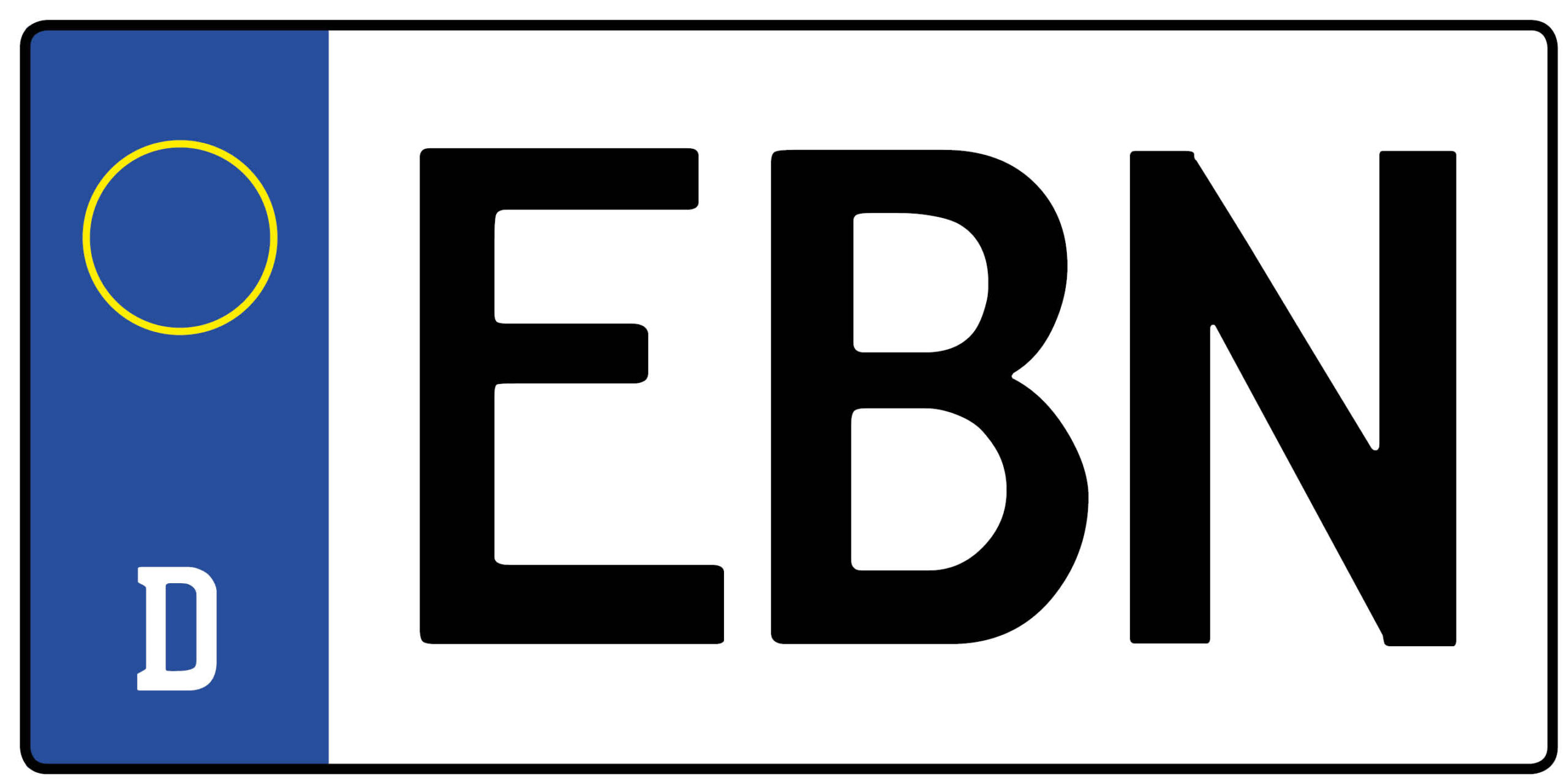 Kennzeichen EBN