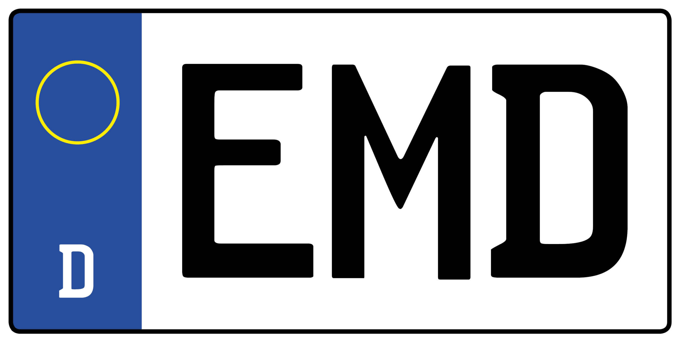 Kennzeichen EMD