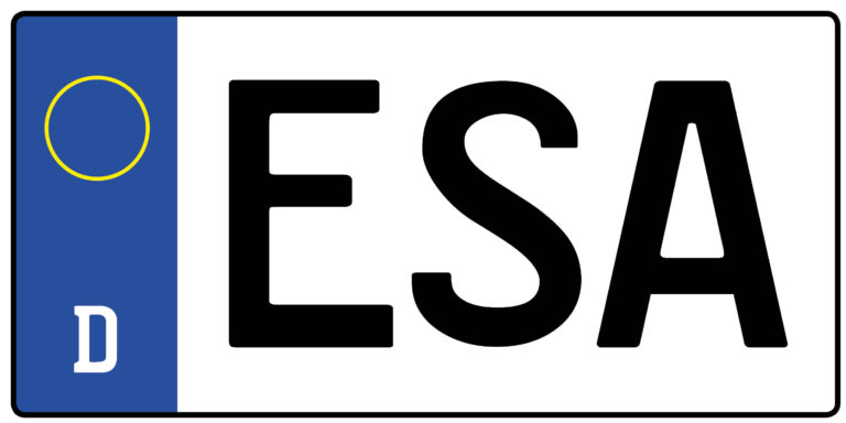 Kennzeichen ESA