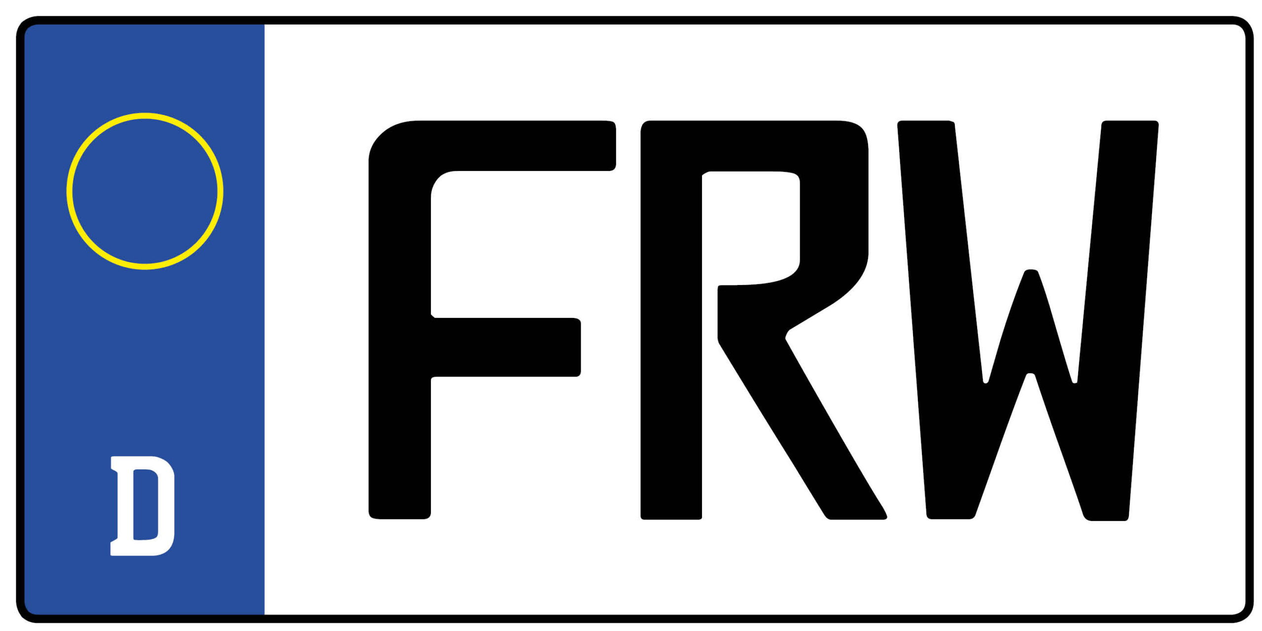 Kennzeichen FRW