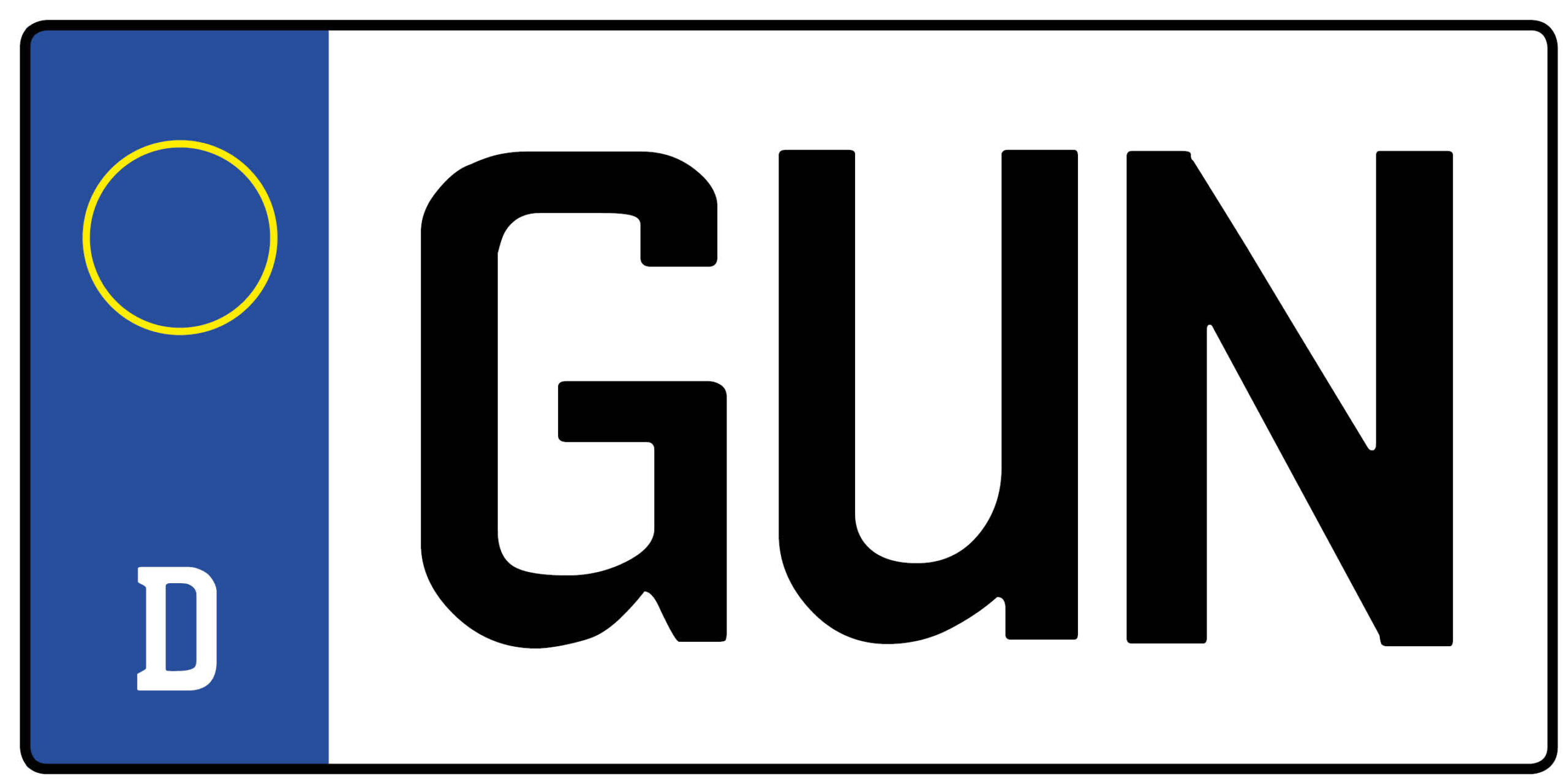 Kennzeichen GUN