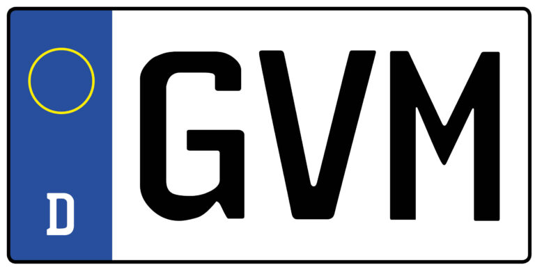 Kennzeichen GVM