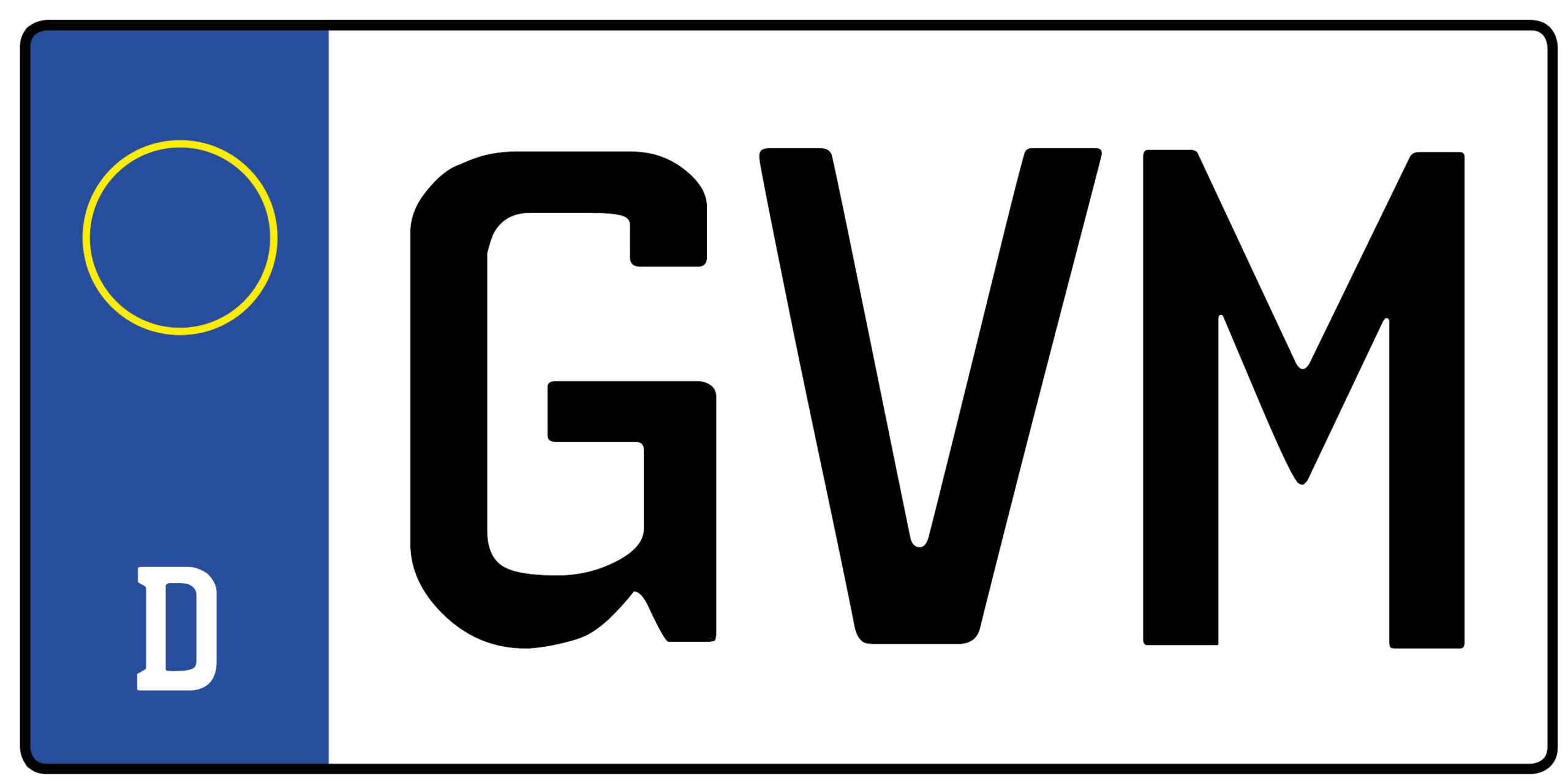 Kennzeichen GVM