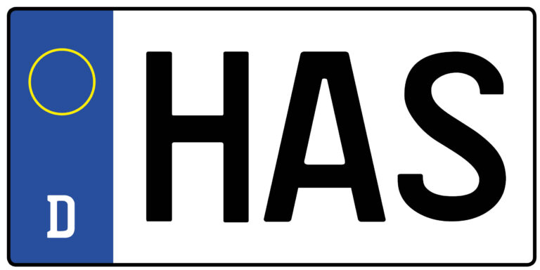 Kennzeichen HAS
