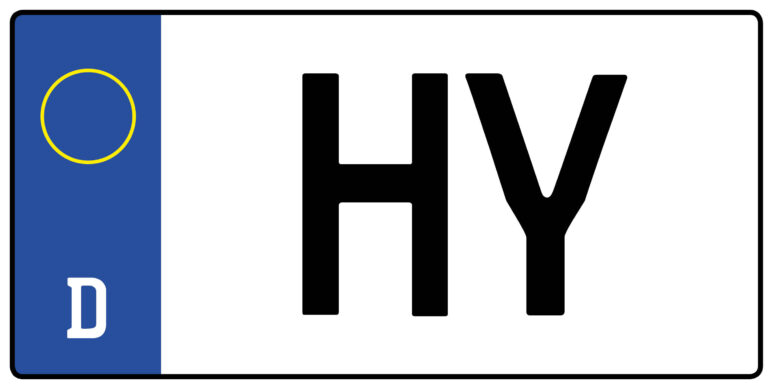Kennzeichen HY