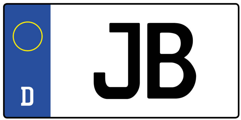 Kennzeichen JB