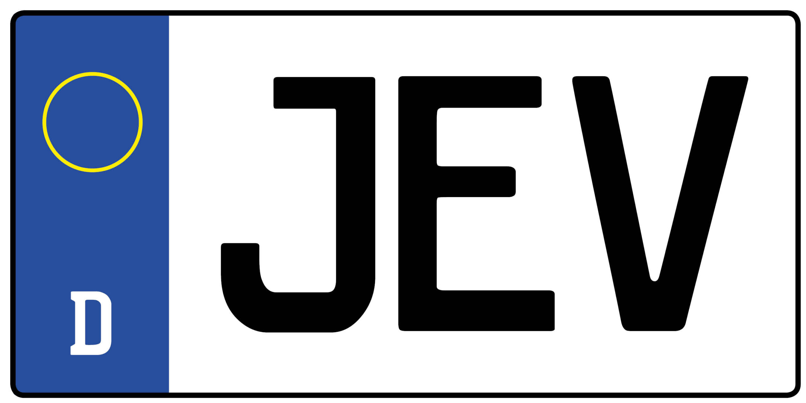 Kennzeichen JEV