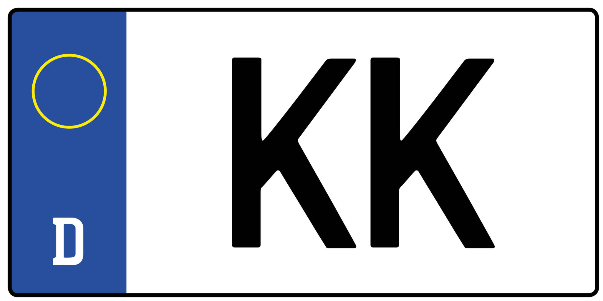 Luxus Kk Kfz Kennzeichen Bildernull
