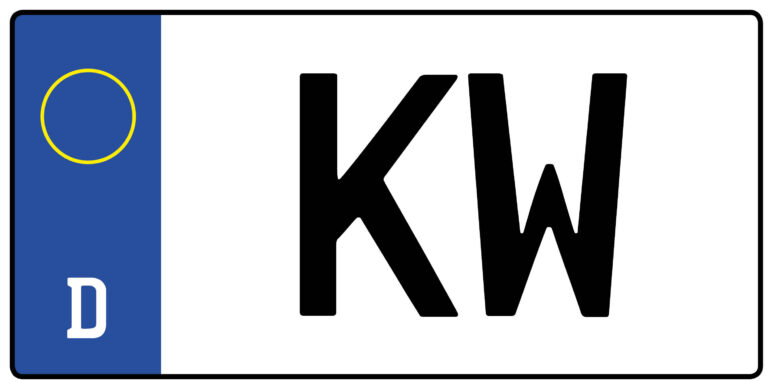 Kennzeichen KW
