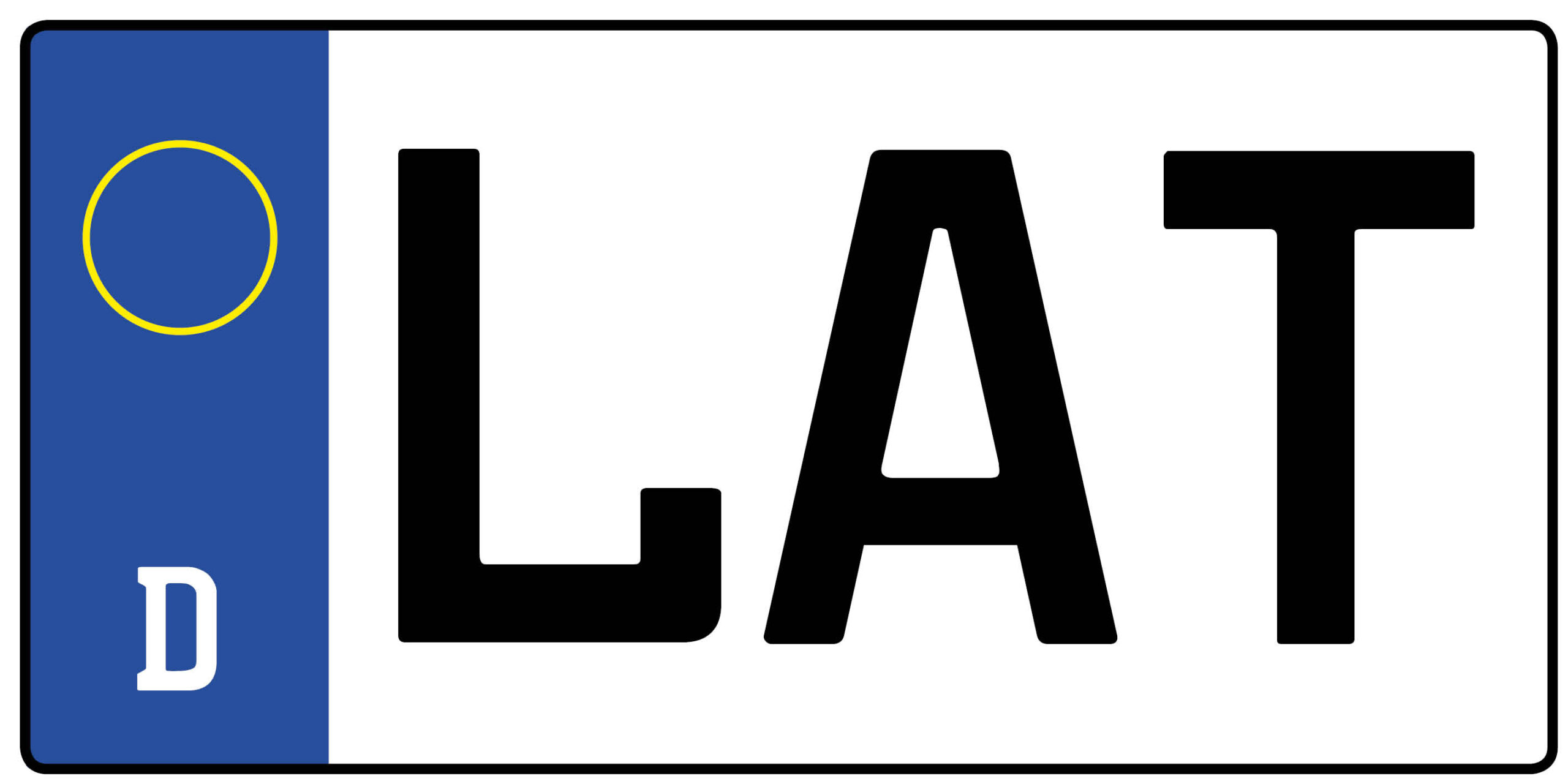 Kennzeichen LAT