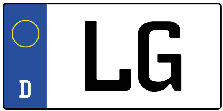 Kennzeichen LG